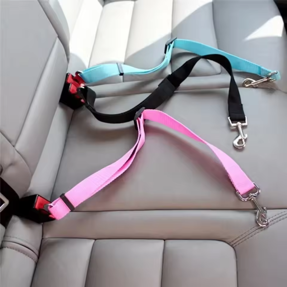 Adjustable Pet Car Seat Belt for Dogs and Cats